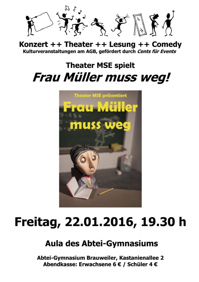 Plakat Frau Müller muss weg